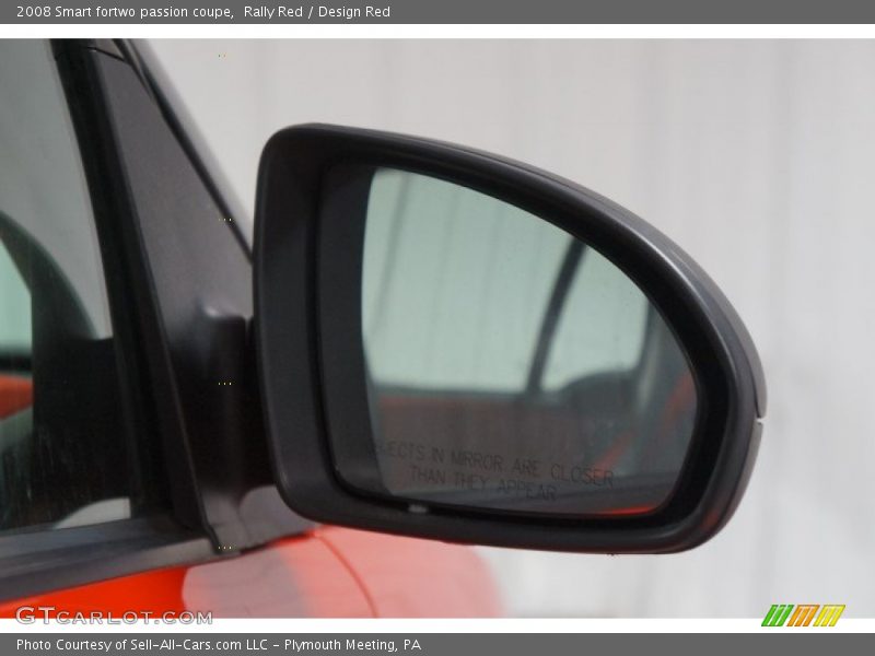 Rally Red / Design Red 2008 Smart fortwo passion coupe