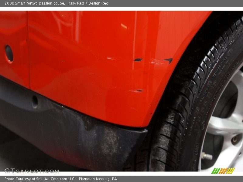 Rally Red / Design Red 2008 Smart fortwo passion coupe