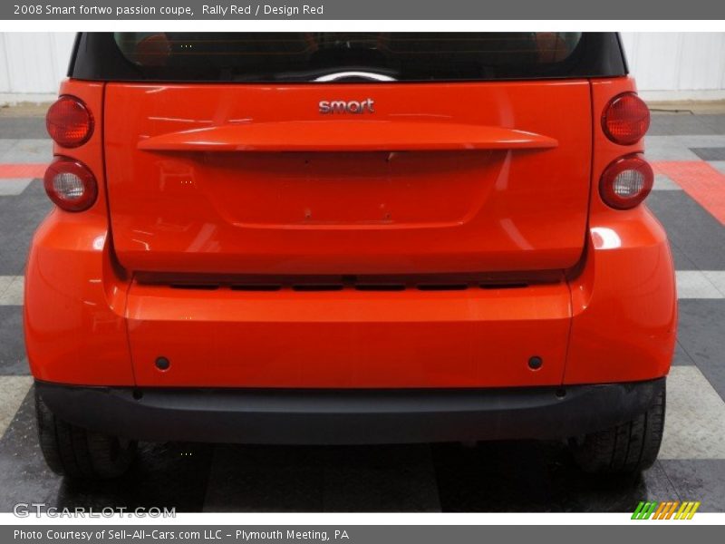 Rally Red / Design Red 2008 Smart fortwo passion coupe