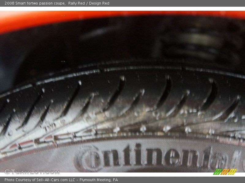 Rally Red / Design Red 2008 Smart fortwo passion coupe