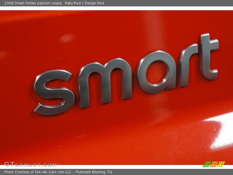 Rally Red / Design Red 2008 Smart fortwo passion coupe