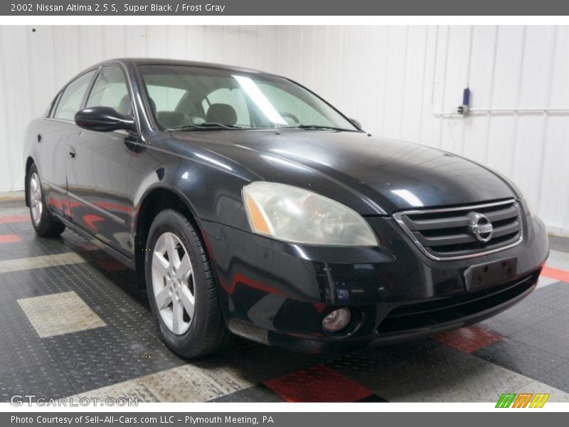 Super Black / Frost Gray 2002 Nissan Altima 2.5 S