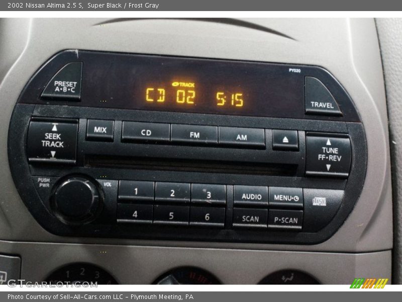 Super Black / Frost Gray 2002 Nissan Altima 2.5 S