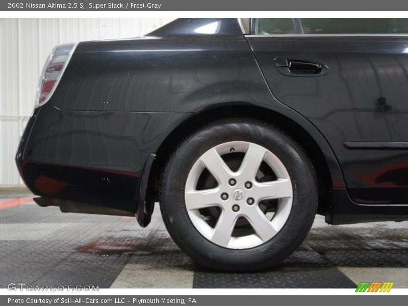 Super Black / Frost Gray 2002 Nissan Altima 2.5 S