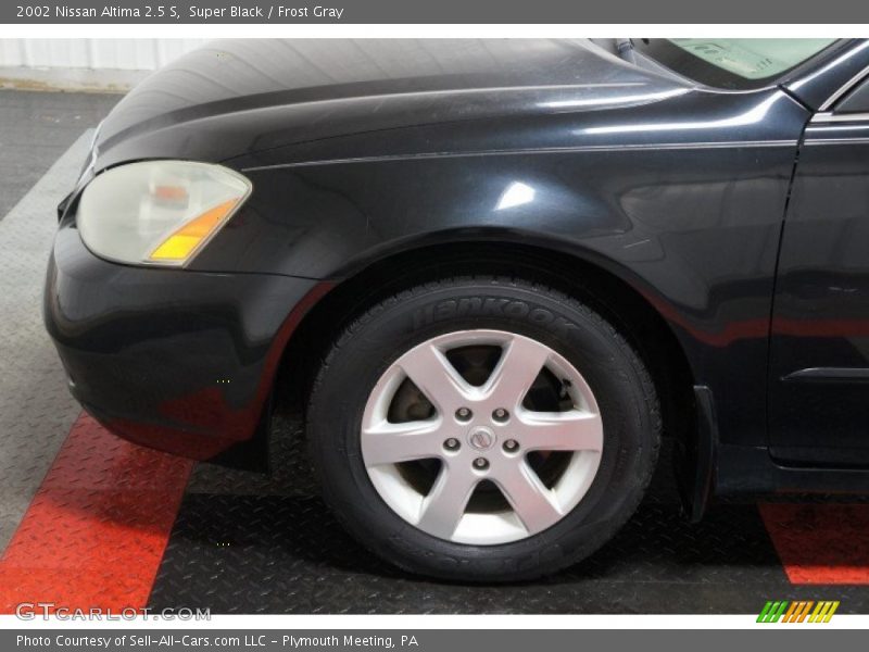 Super Black / Frost Gray 2002 Nissan Altima 2.5 S