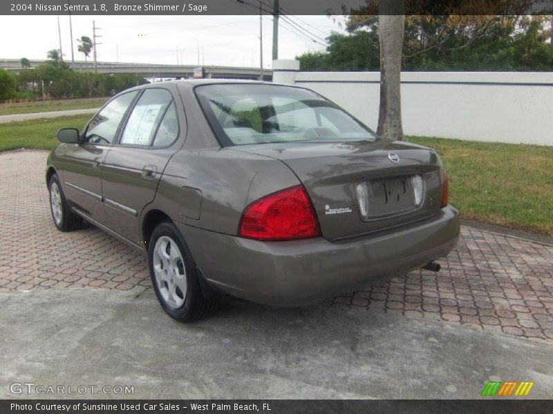 Bronze Shimmer / Sage 2004 Nissan Sentra 1.8