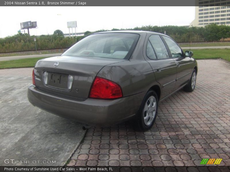Bronze Shimmer / Sage 2004 Nissan Sentra 1.8