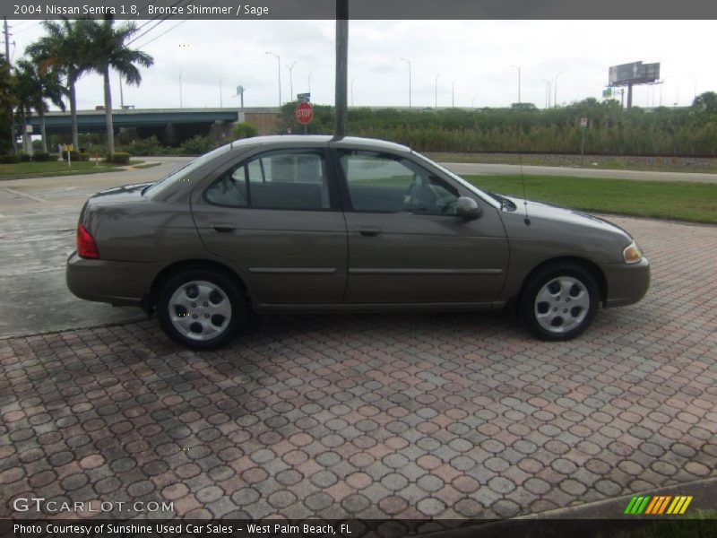 Bronze Shimmer / Sage 2004 Nissan Sentra 1.8