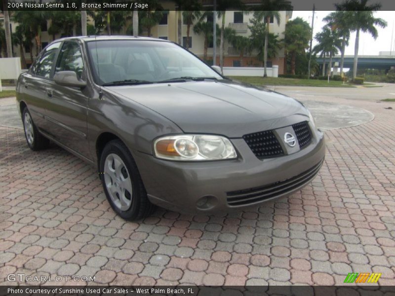Bronze Shimmer / Sage 2004 Nissan Sentra 1.8