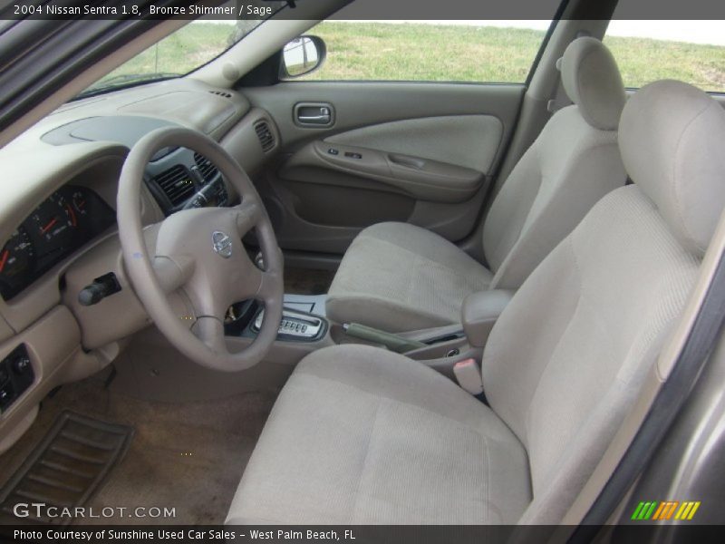Bronze Shimmer / Sage 2004 Nissan Sentra 1.8