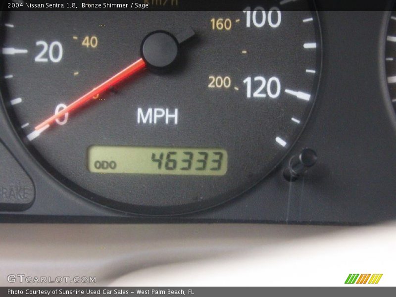 Bronze Shimmer / Sage 2004 Nissan Sentra 1.8