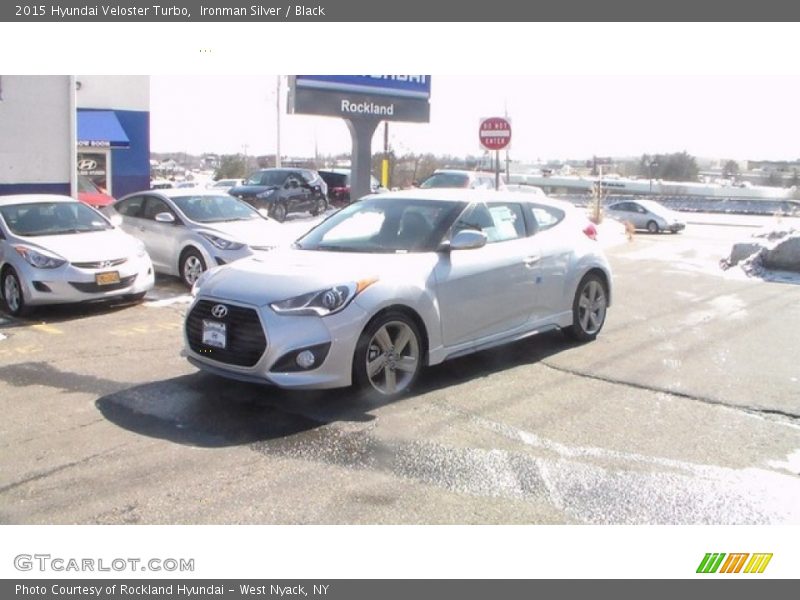 Ironman Silver / Black 2015 Hyundai Veloster Turbo