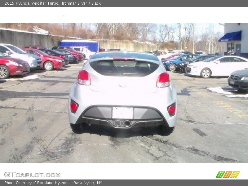 Ironman Silver / Black 2015 Hyundai Veloster Turbo