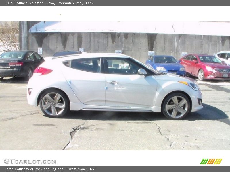 Ironman Silver / Black 2015 Hyundai Veloster Turbo