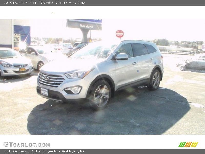 Circuit Silver / Gray 2015 Hyundai Santa Fe GLS AWD