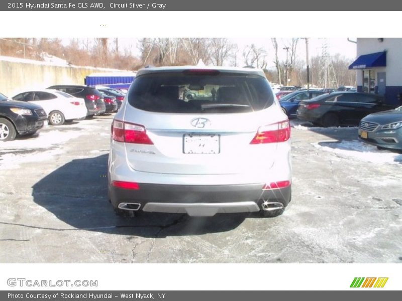 Circuit Silver / Gray 2015 Hyundai Santa Fe GLS AWD