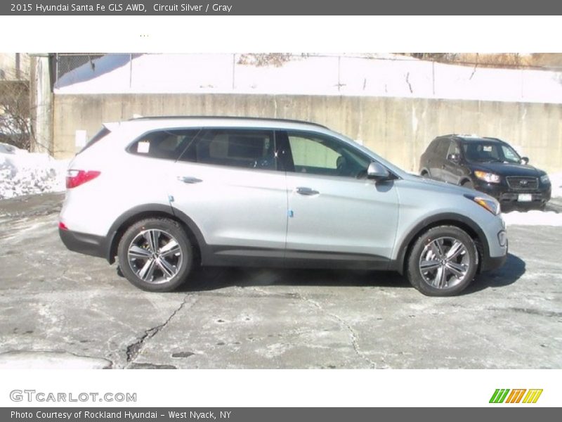 Circuit Silver / Gray 2015 Hyundai Santa Fe GLS AWD