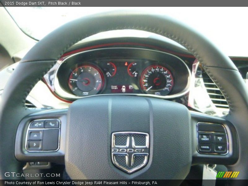 Pitch Black / Black 2015 Dodge Dart SXT