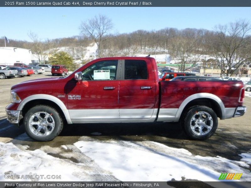  2015 1500 Laramie Quad Cab 4x4 Deep Cherry Red Crystal Pearl