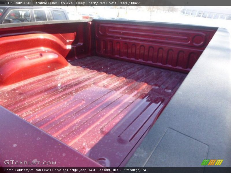 Deep Cherry Red Crystal Pearl / Black 2015 Ram 1500 Laramie Quad Cab 4x4