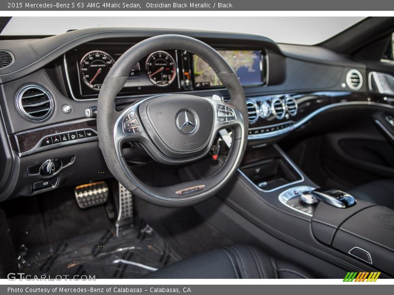 Obsidian Black Metallic / Black 2015 Mercedes-Benz S 63 AMG 4Matic Sedan