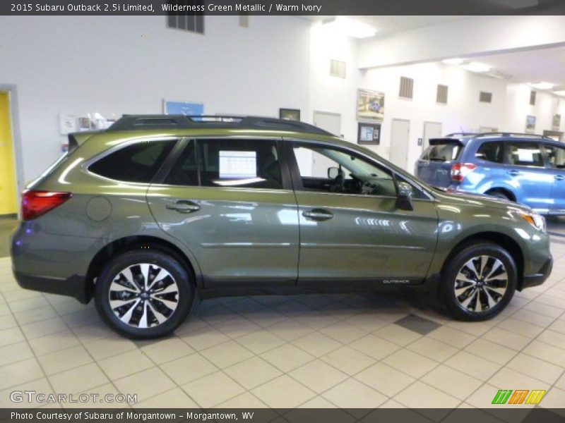 Wilderness Green Metallic / Warm Ivory 2015 Subaru Outback 2.5i Limited