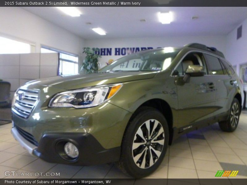 Wilderness Green Metallic / Warm Ivory 2015 Subaru Outback 2.5i Limited