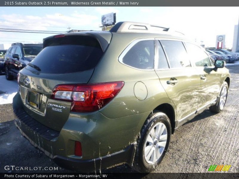 Wilderness Green Metallic / Warm Ivory 2015 Subaru Outback 2.5i Premium