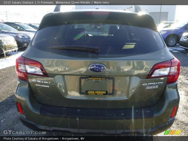Wilderness Green Metallic / Warm Ivory 2015 Subaru Outback 2.5i Premium