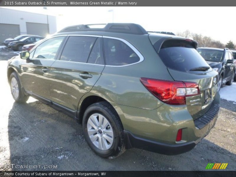 Wilderness Green Metallic / Warm Ivory 2015 Subaru Outback 2.5i Premium