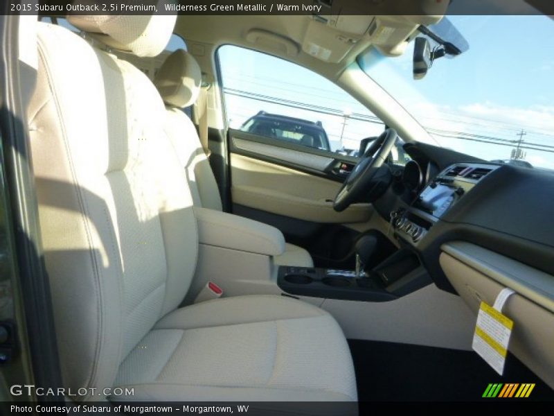 Wilderness Green Metallic / Warm Ivory 2015 Subaru Outback 2.5i Premium