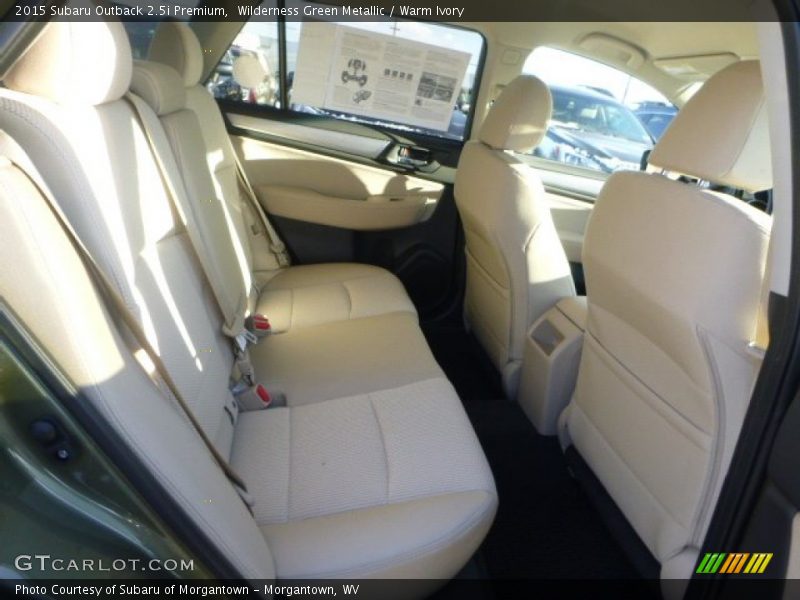 Wilderness Green Metallic / Warm Ivory 2015 Subaru Outback 2.5i Premium
