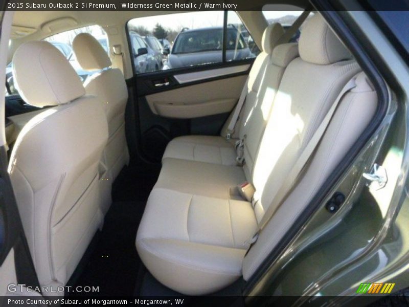 Wilderness Green Metallic / Warm Ivory 2015 Subaru Outback 2.5i Premium