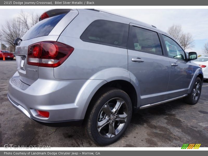 Billet Silver Metallic / Black 2015 Dodge Journey Crossroad