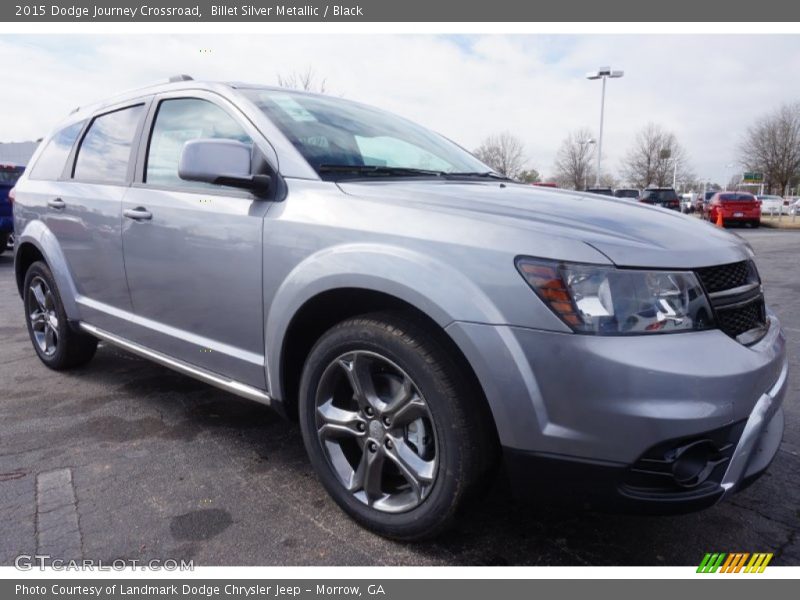 Billet Silver Metallic / Black 2015 Dodge Journey Crossroad