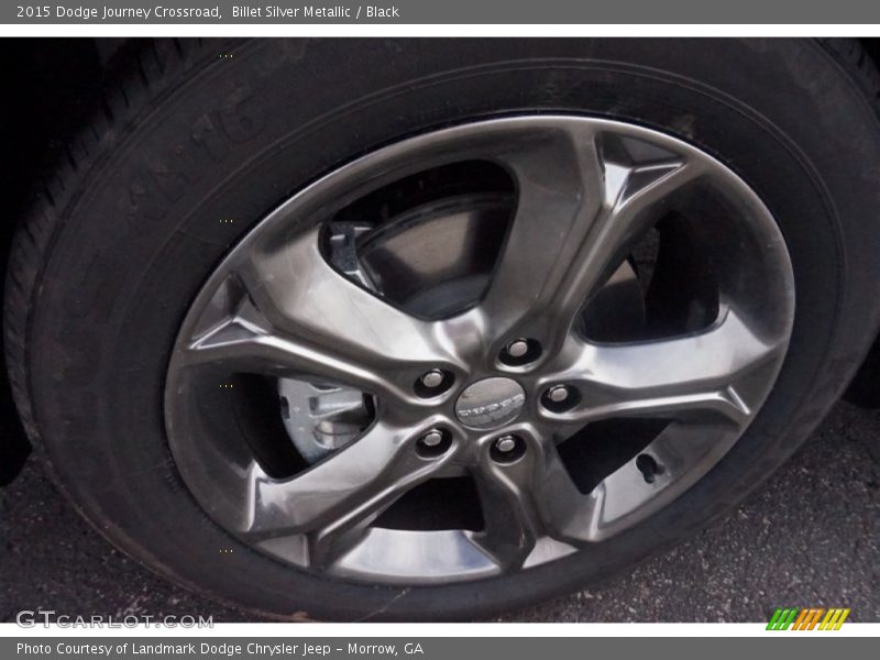 Billet Silver Metallic / Black 2015 Dodge Journey Crossroad