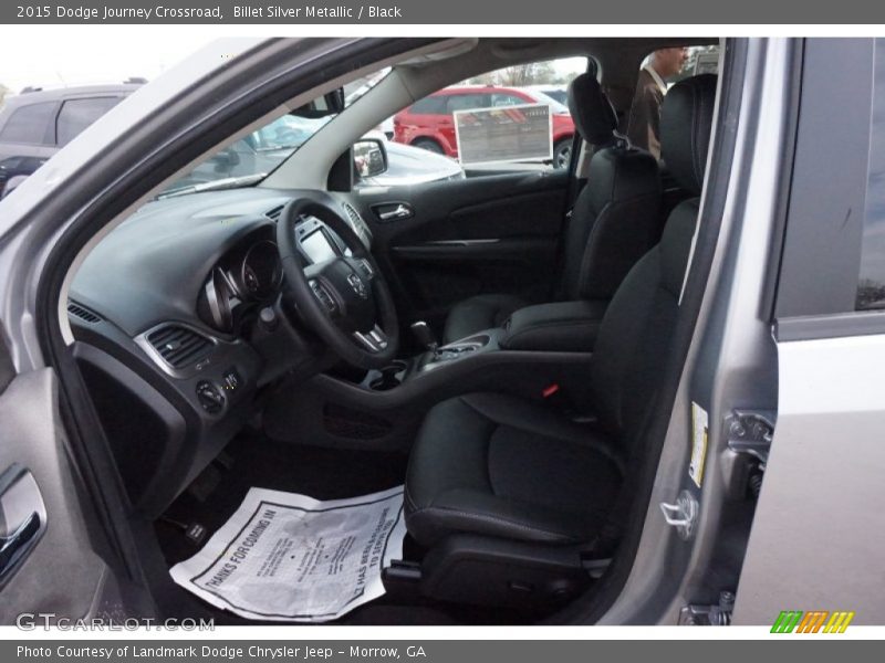 Billet Silver Metallic / Black 2015 Dodge Journey Crossroad