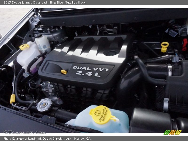 Billet Silver Metallic / Black 2015 Dodge Journey Crossroad
