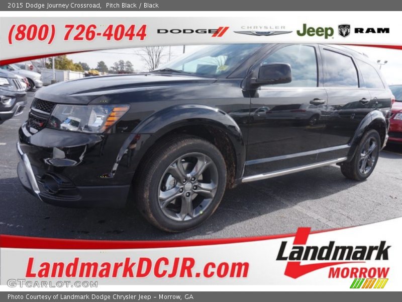 Pitch Black / Black 2015 Dodge Journey Crossroad
