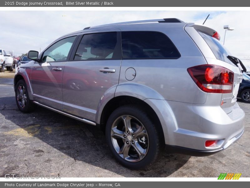 Billet Silver Metallic / Black 2015 Dodge Journey Crossroad