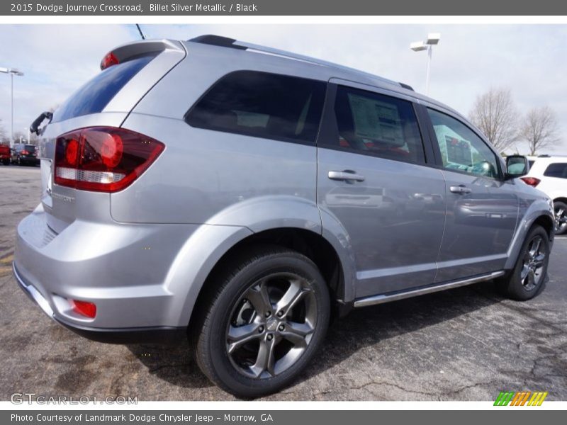 Billet Silver Metallic / Black 2015 Dodge Journey Crossroad
