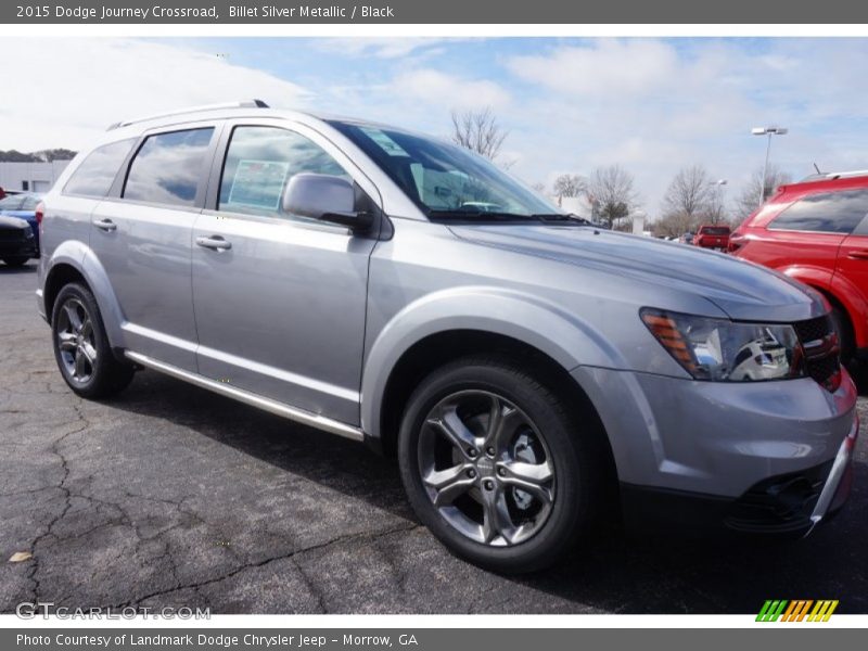 Billet Silver Metallic / Black 2015 Dodge Journey Crossroad