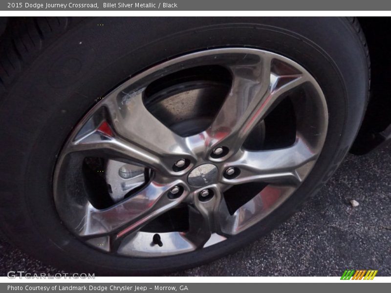 Billet Silver Metallic / Black 2015 Dodge Journey Crossroad
