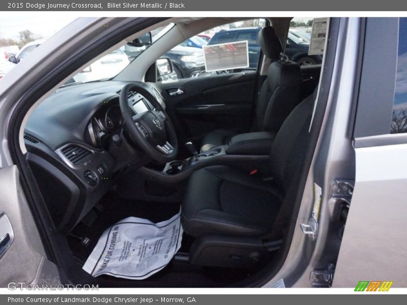 Billet Silver Metallic / Black 2015 Dodge Journey Crossroad