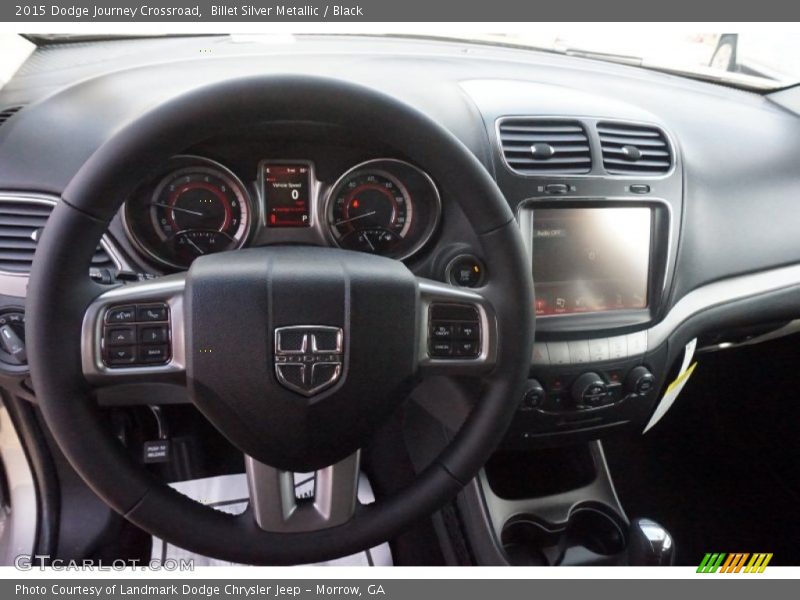 Billet Silver Metallic / Black 2015 Dodge Journey Crossroad