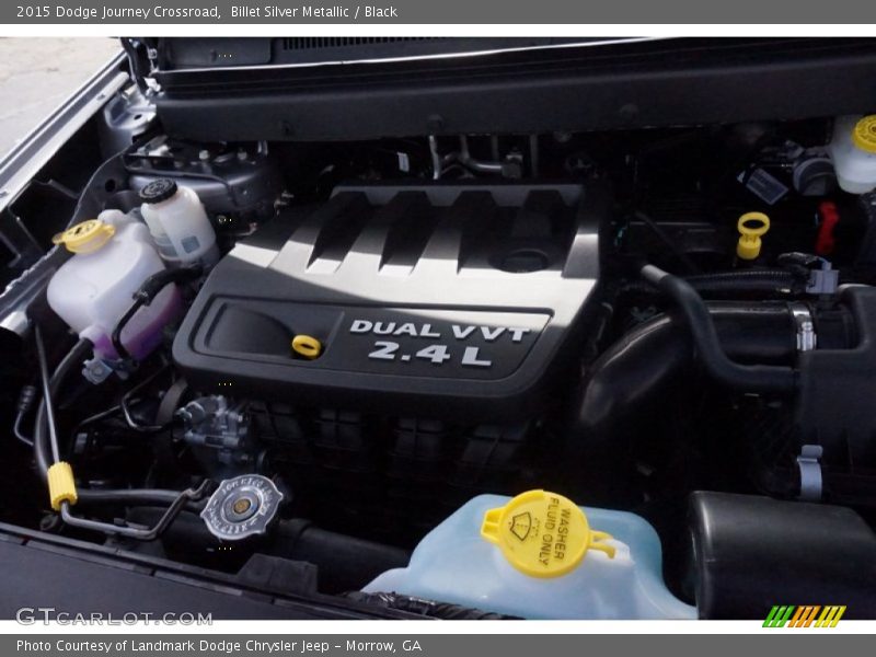 Billet Silver Metallic / Black 2015 Dodge Journey Crossroad