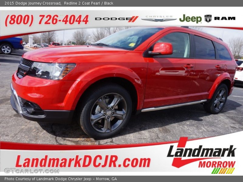 Redline 2 Coat Pearl / Black 2015 Dodge Journey Crossroad