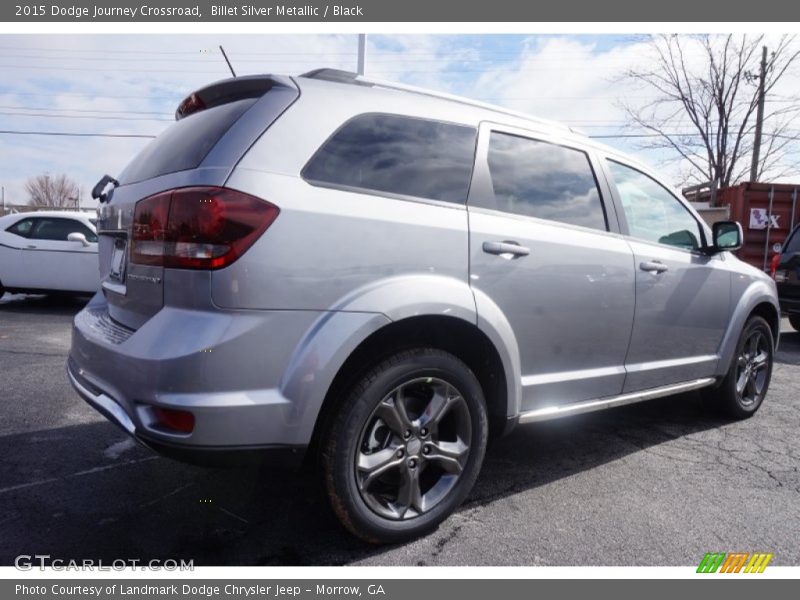 Billet Silver Metallic / Black 2015 Dodge Journey Crossroad