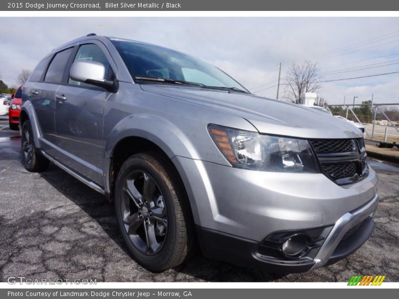 Billet Silver Metallic / Black 2015 Dodge Journey Crossroad