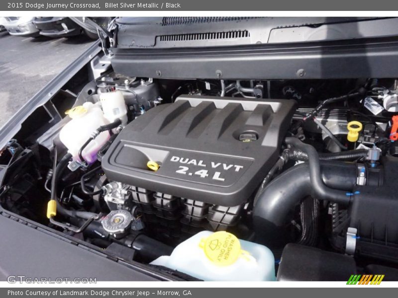 Billet Silver Metallic / Black 2015 Dodge Journey Crossroad